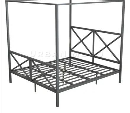 REMI Modern Industrial Canopy Bedframe
