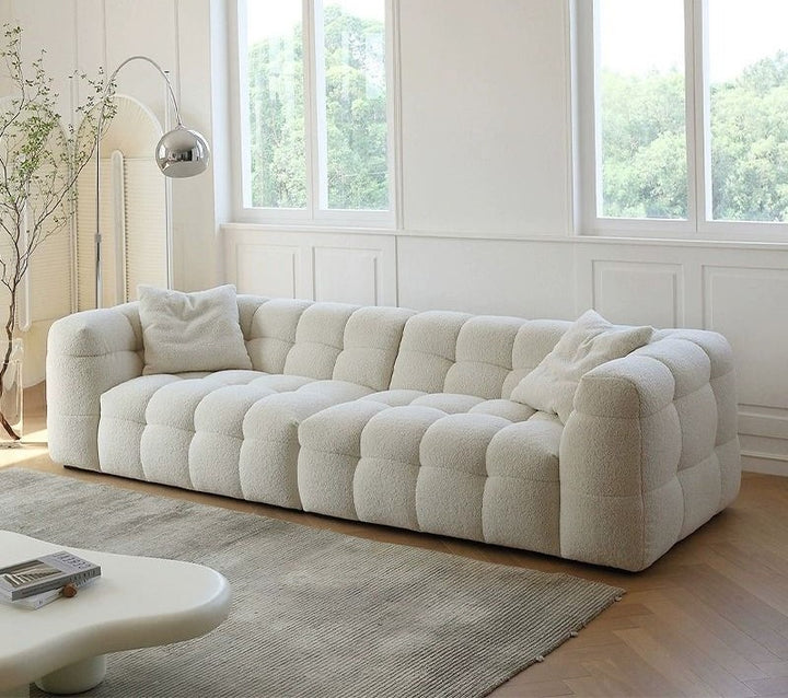 Modern Boucle Sofa