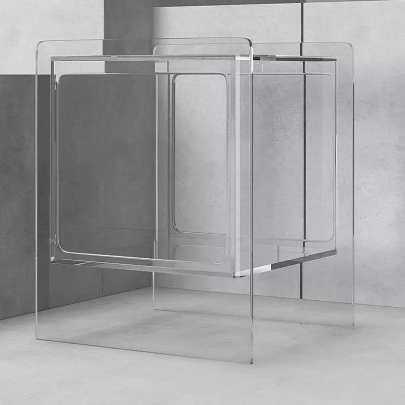 Renelso Acrylic Nighstand End Table