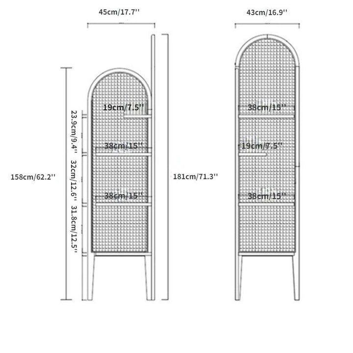 Ratten Corner Bookcase