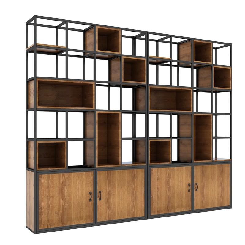 Modern Industrial Display Shelf / Metal Partition