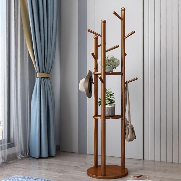 Modern Multipurpose Display Rack Wood Shelf