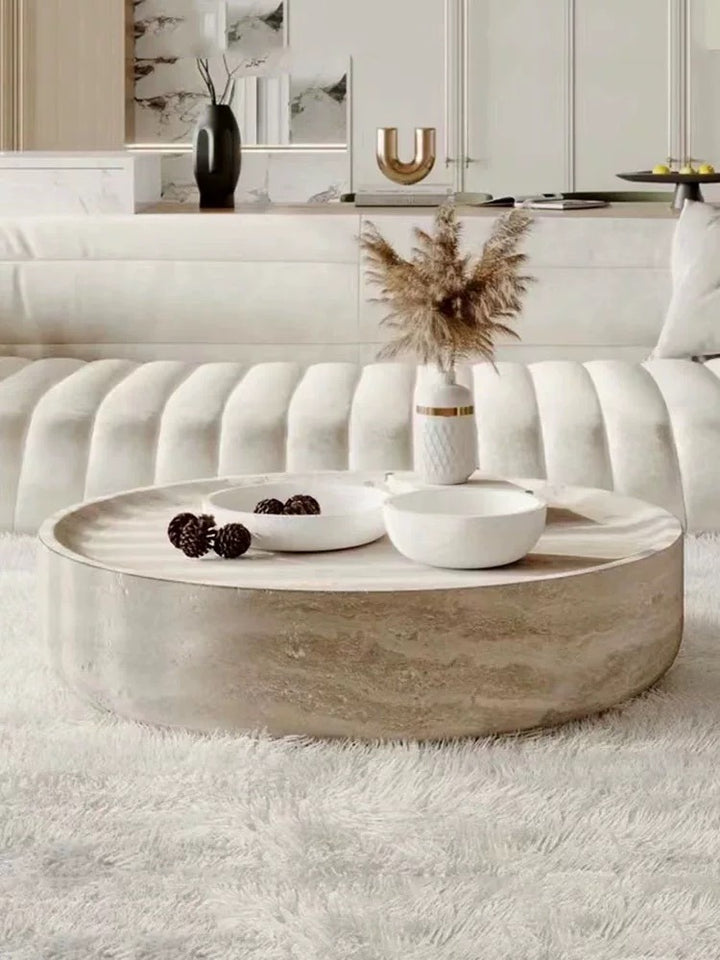 Round Stone Coffee Table