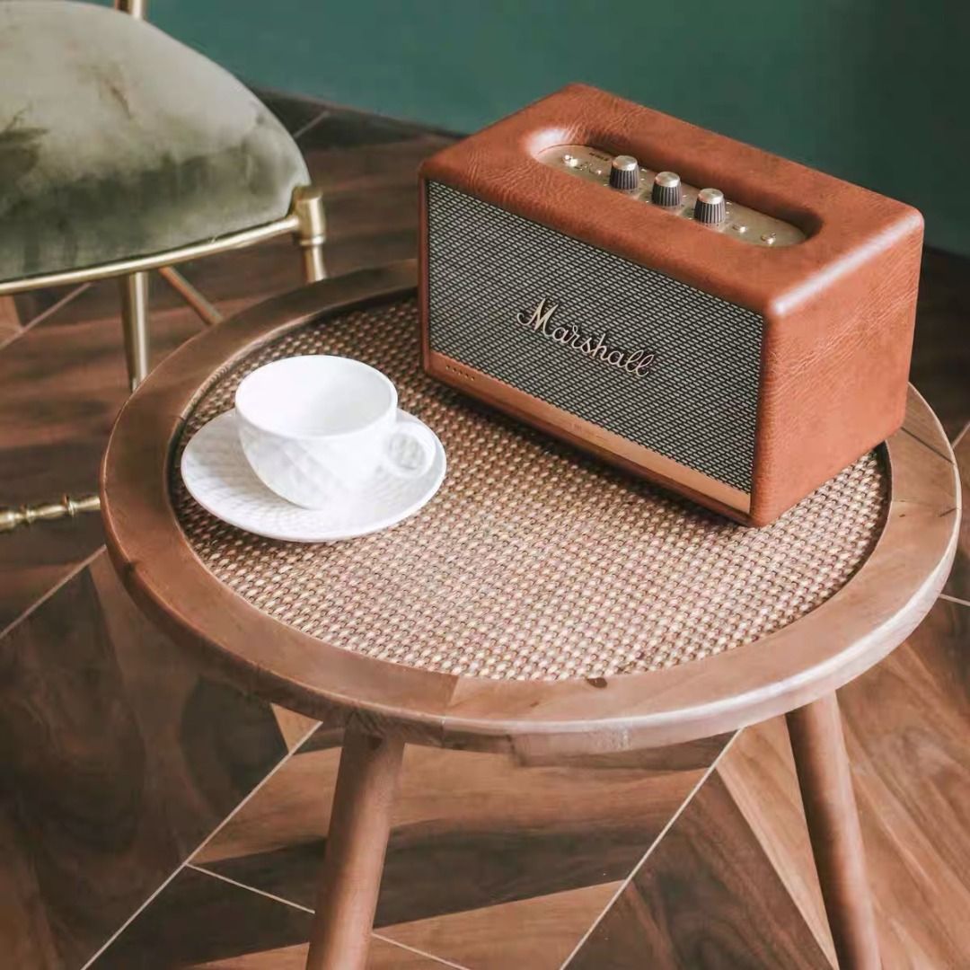 Round Wood Side Table