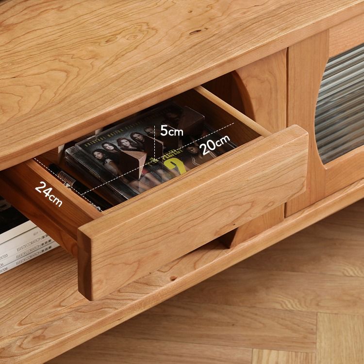 Solid Wood TV Console Stand