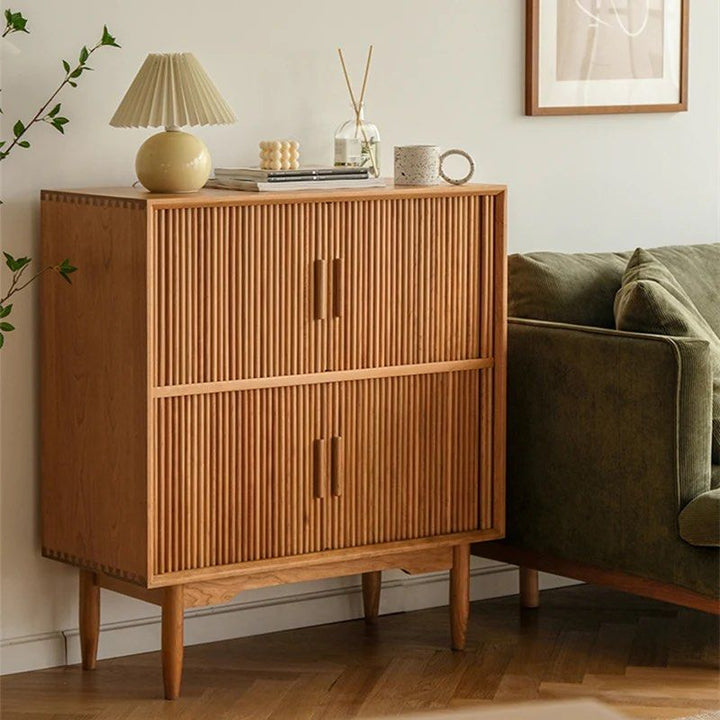 Wood Bookcase & Cabinet