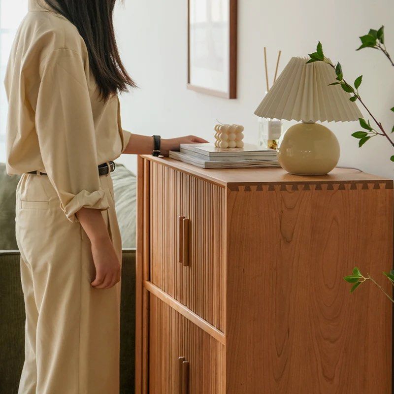 Wood Bookcase & Cabinet