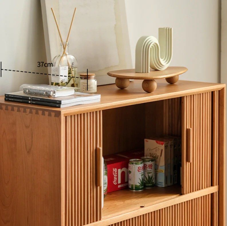 Wood Bookcase & Cabinet