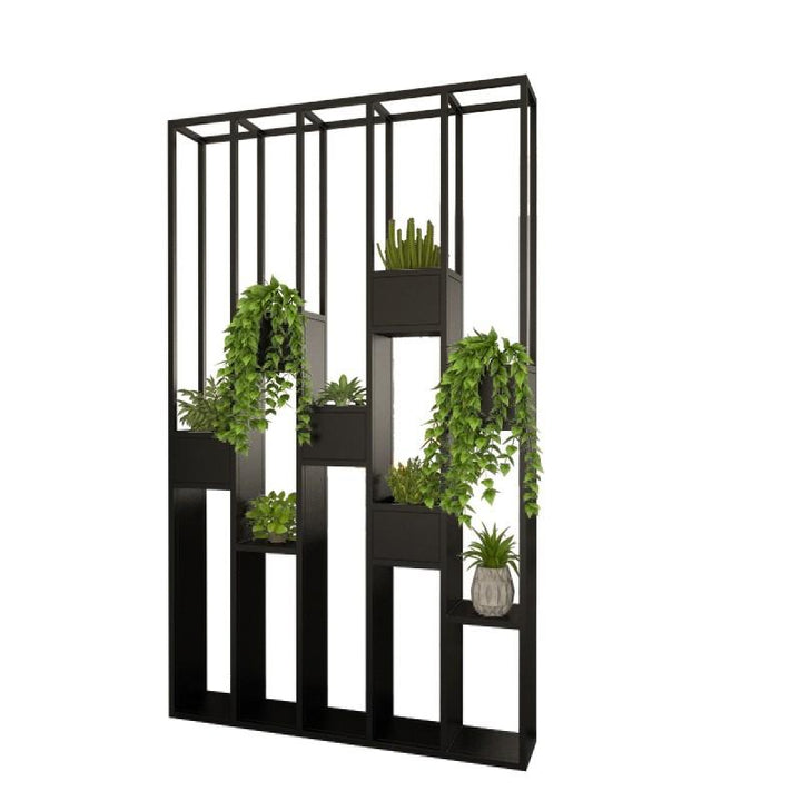 Industrial Metal Divider / Decorative Partition Planters