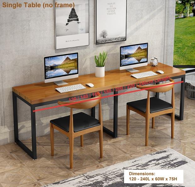 Nordic Solid Wood Computer Desk _ Study Table