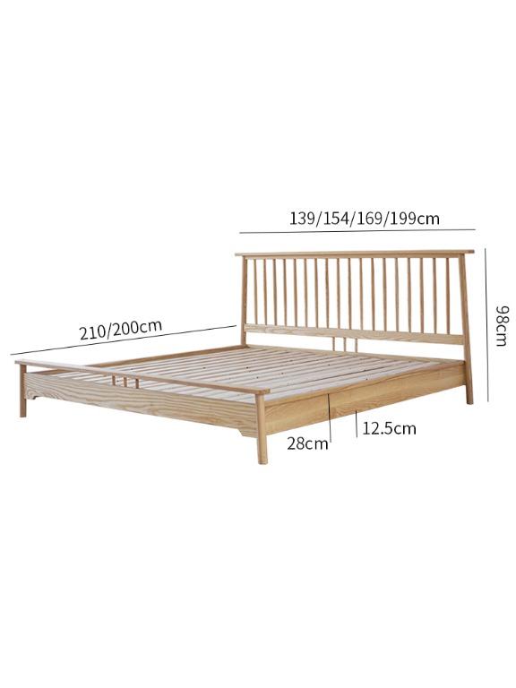 Solid Wood Bed Frame