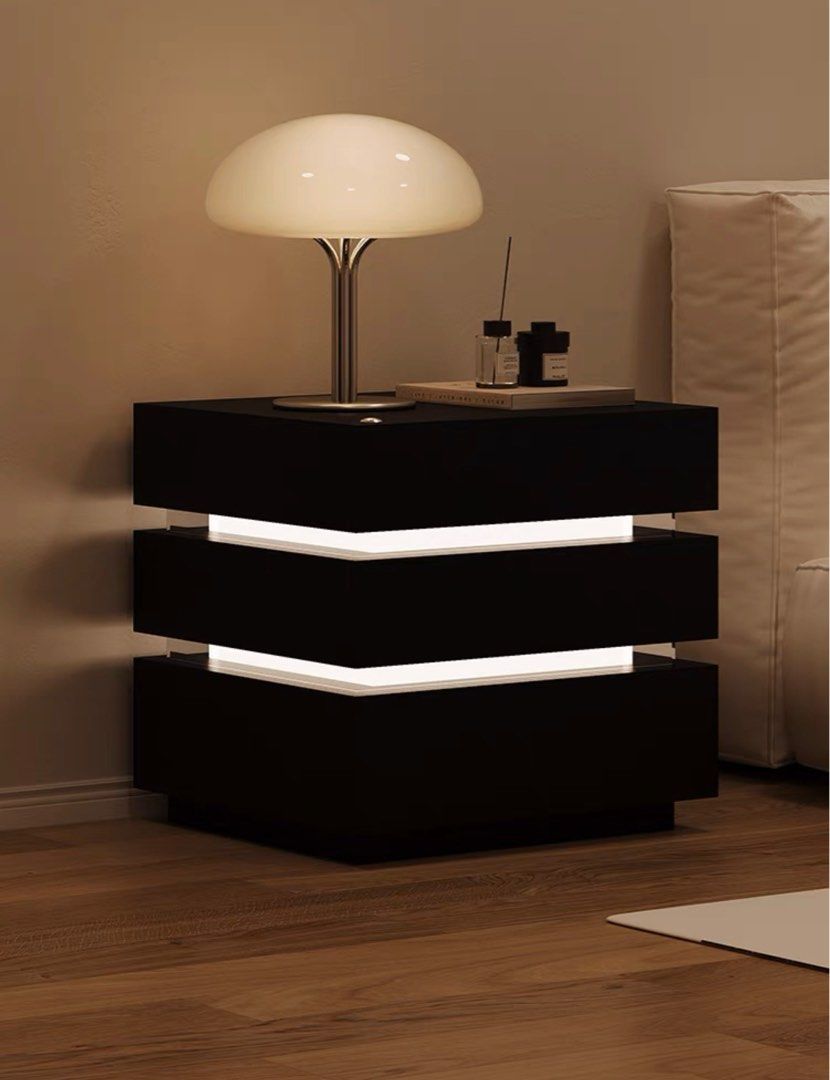 Modern LED Bedside Table