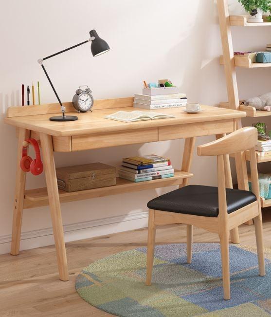 SEAN Study Table - Solid Wood Desk