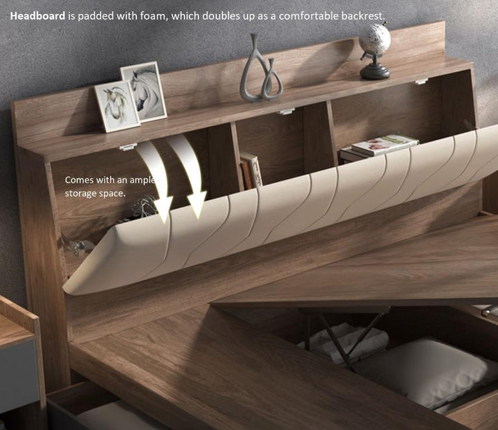 Wooden Storage Bedframe