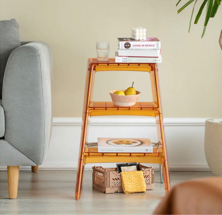 Acrylic Ladder Side Table
