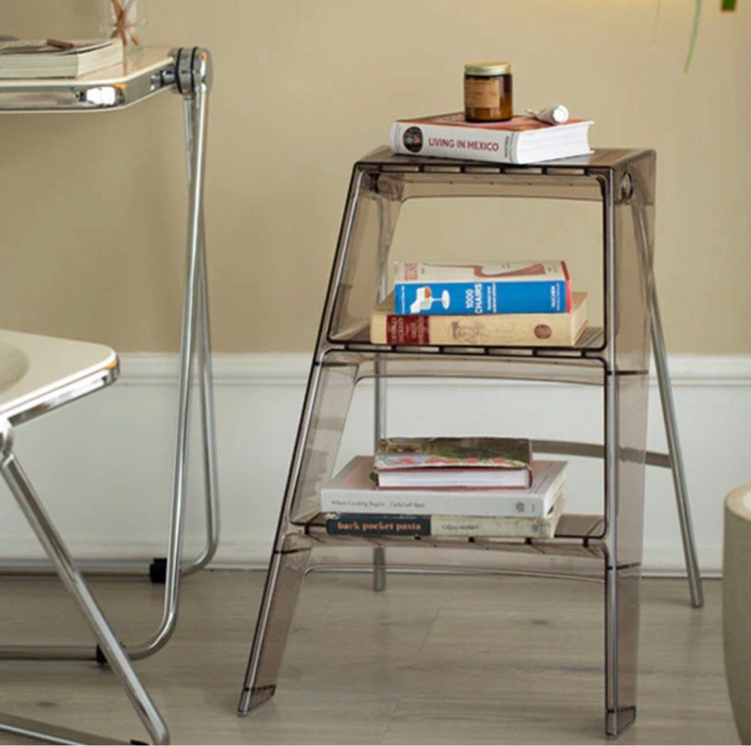 Acrylic Ladder Side Table