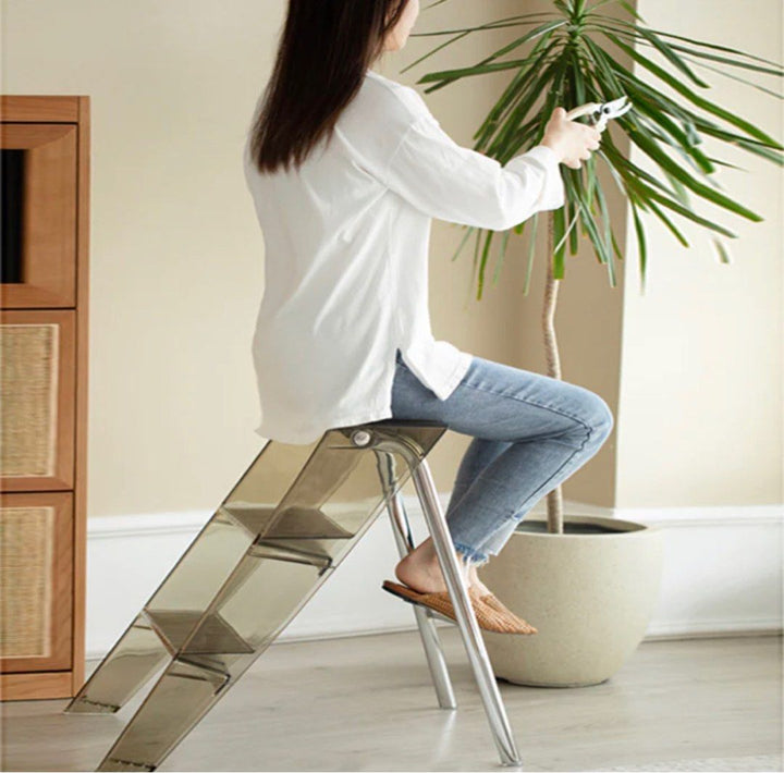 Acrylic Ladder Side Table