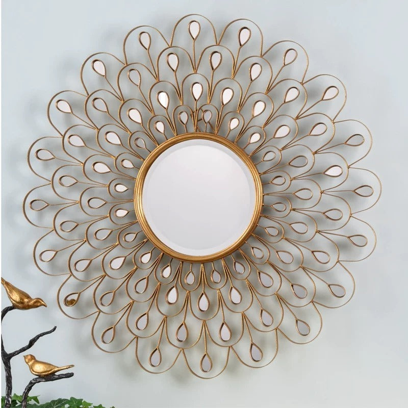 Sunburst Metal Mirror