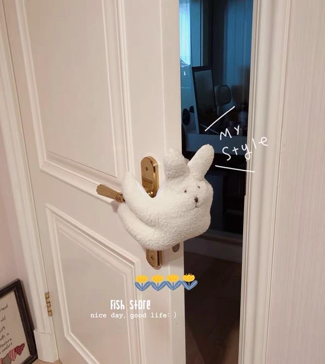 Teddy Bear Fabric Door Stopper