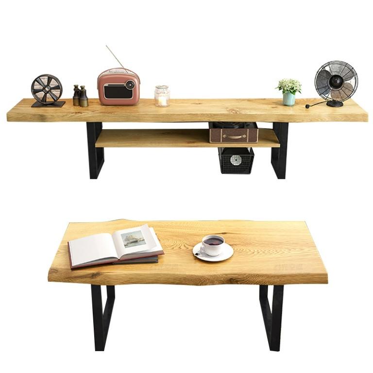 Modern Rustic TV Console in Solid Wood