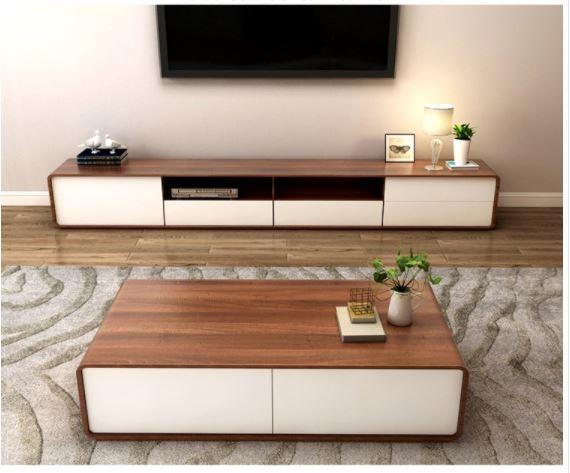 Modern TV Console and Coffee Table