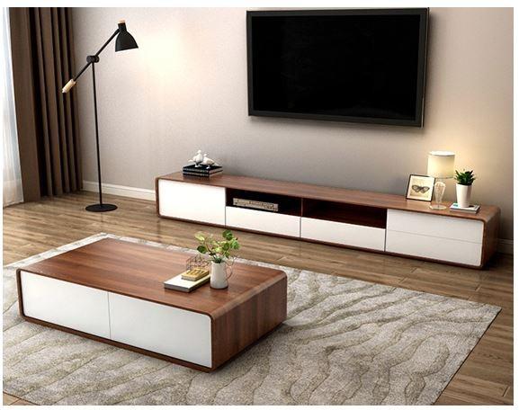 Modern TV Console and Coffee Table