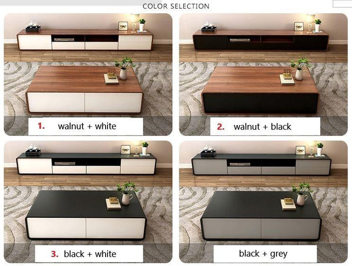 Modern TV Console and Coffee Table