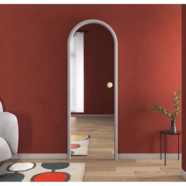 Velvet Arch Wood Mirror