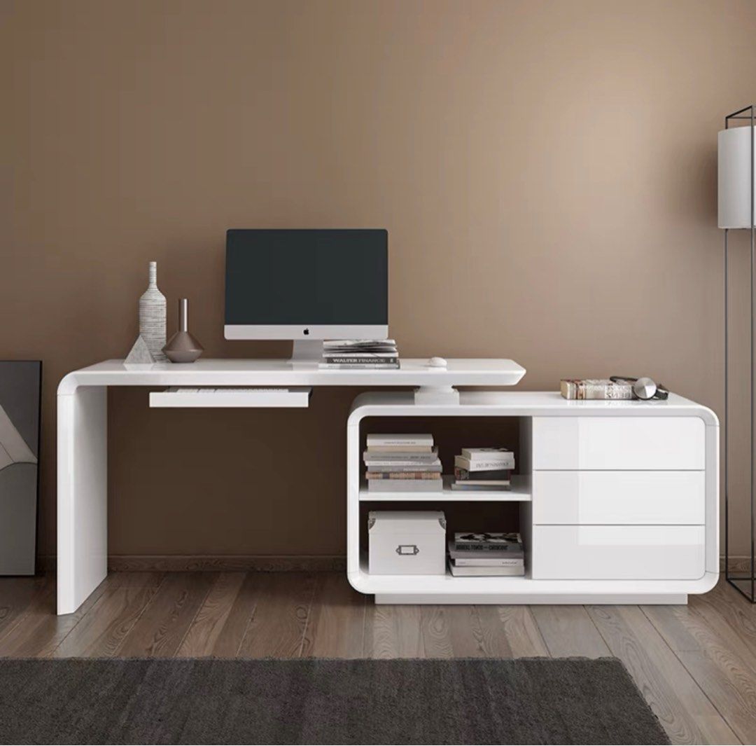 Modern Rotatable Work Desk