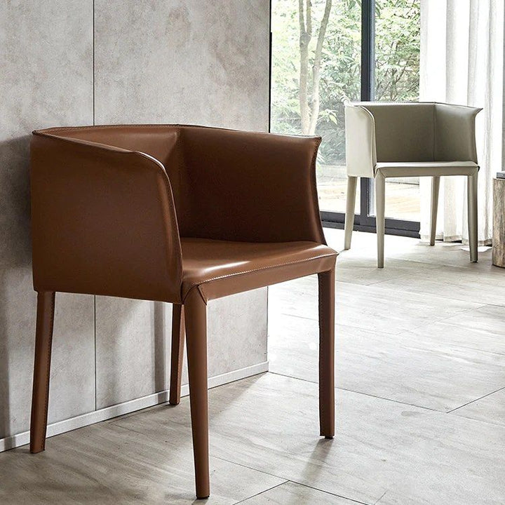 Faux Leather Armchair (Set of 2)
