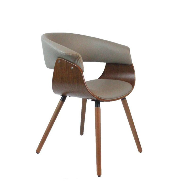 Wood Tufted Side Chair