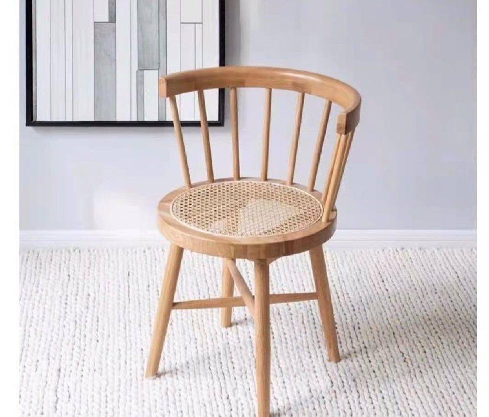 Wood Mesh Side Chair