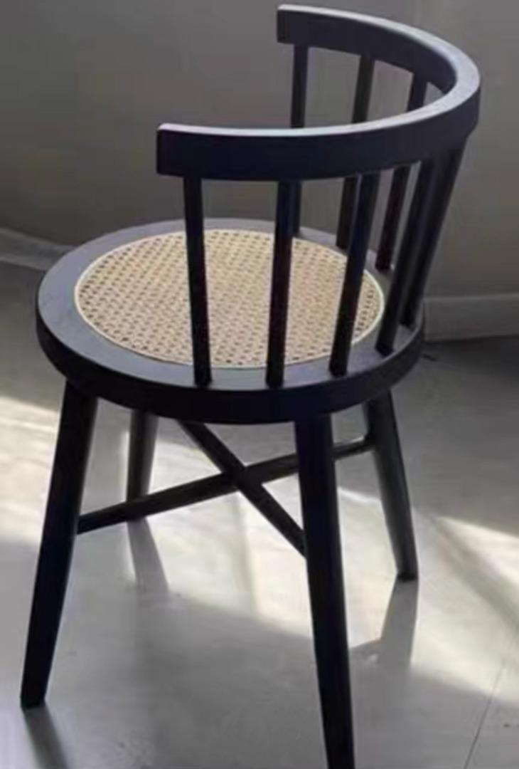 Wood Mesh Side Chair