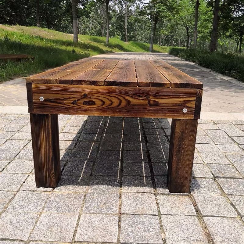 Wooden Picnic Table Bench Set