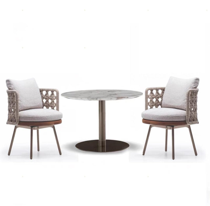 Woven Side Chair & Table Set