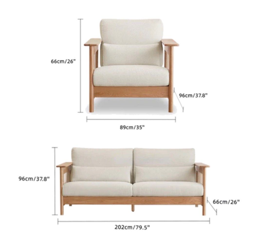 Log Rattan Sofa