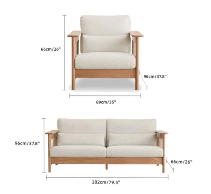 Log Rattan Sofa