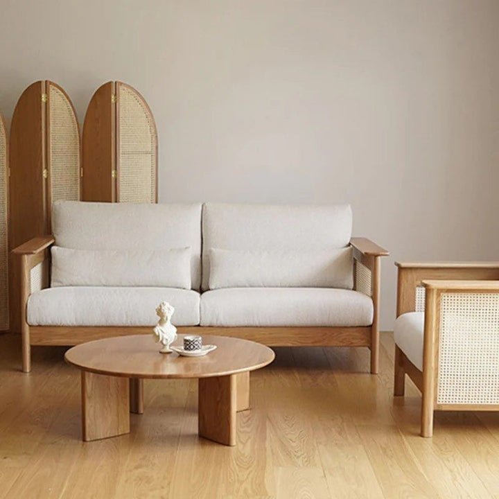 Log Rattan Sofa