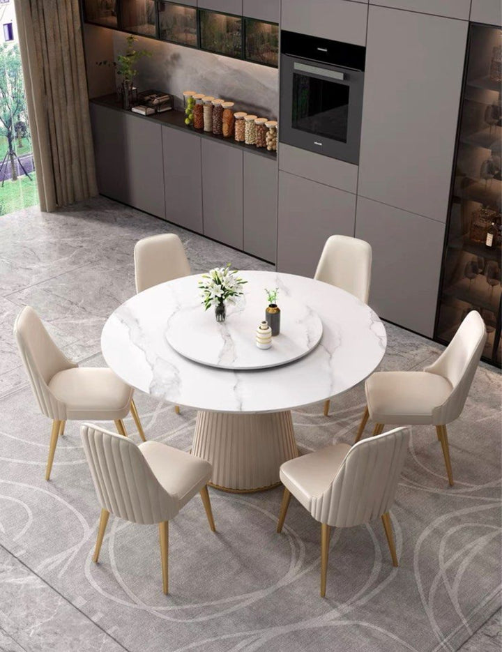 Modern Round Sintered Stone Dining Table