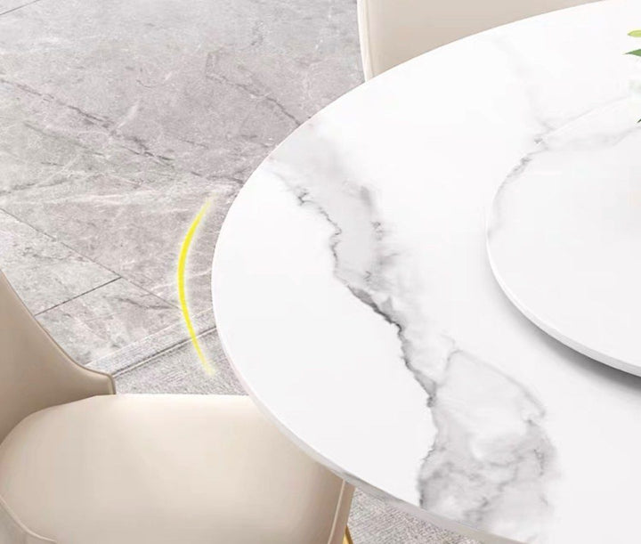 Modern Round Sintered Stone Dining Table