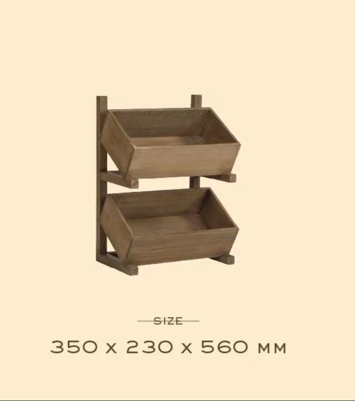3 Tier Wooden Standing Shelf