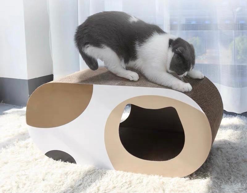 Playhouse Cat Scratcher Nordic Cave House