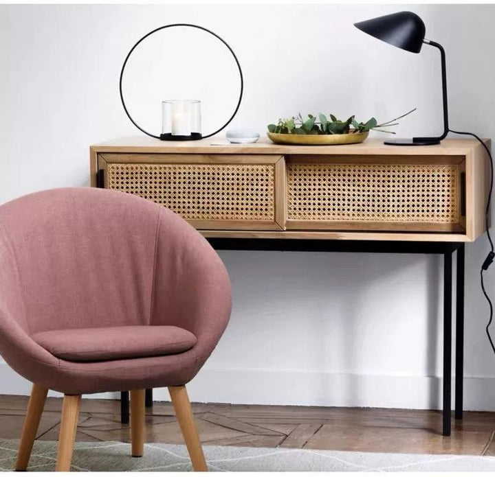 Woven Mesh Console Table